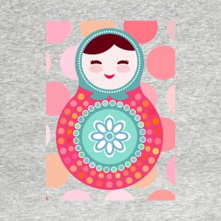 Russian dolls matryoshka (polka dot) T-Shirt